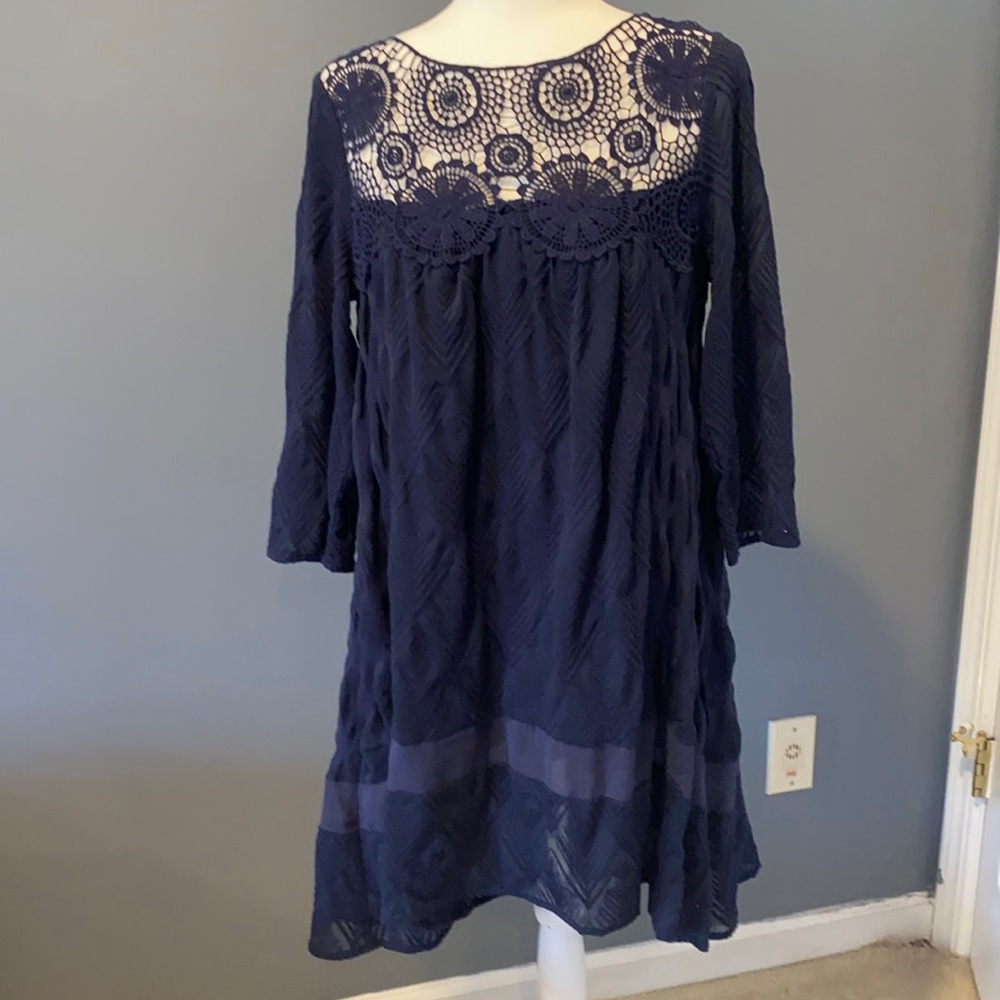 Super fun navy tunic/dress